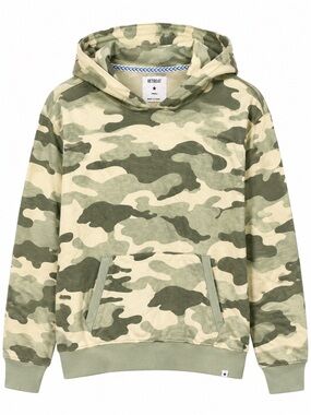 Retreat Los Angeles Oracle Varsity Camo Hoodie 100% Cotton